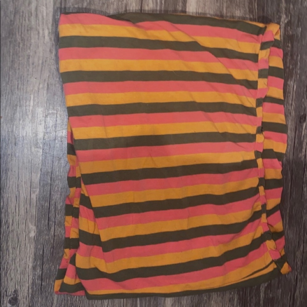 Mighty Fine Womens Juniors Size Medium "Malibu" Tube Top, Multi-Color